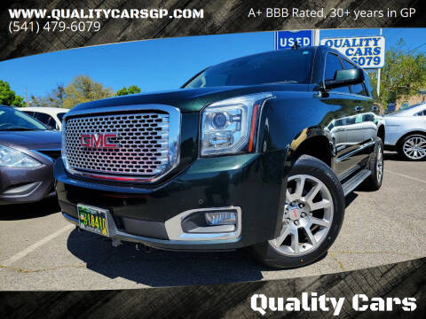 2016 GMC Yukon for sale at Quality Cars in Grants Pass OR