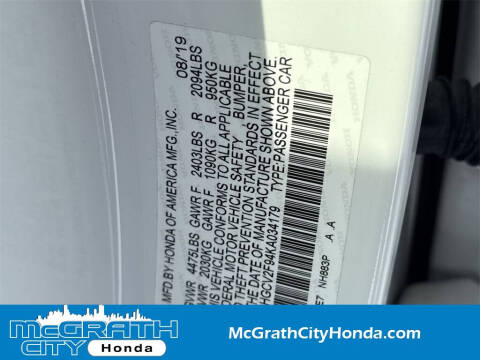 2019 Honda Accord Touring