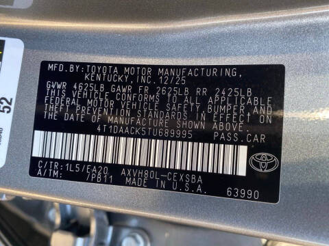 2026 Toyota Camry SE