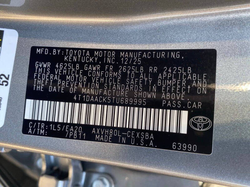 2026 Toyota Camry SE