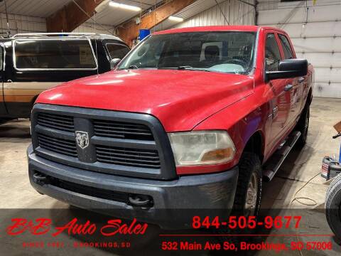2012 RAM 2500 for sale at B & B Auto Sales in Brookings SD