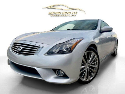 2013 Infiniti G37 Coupe for sale at Hatimi Auto LLC in Buda TX