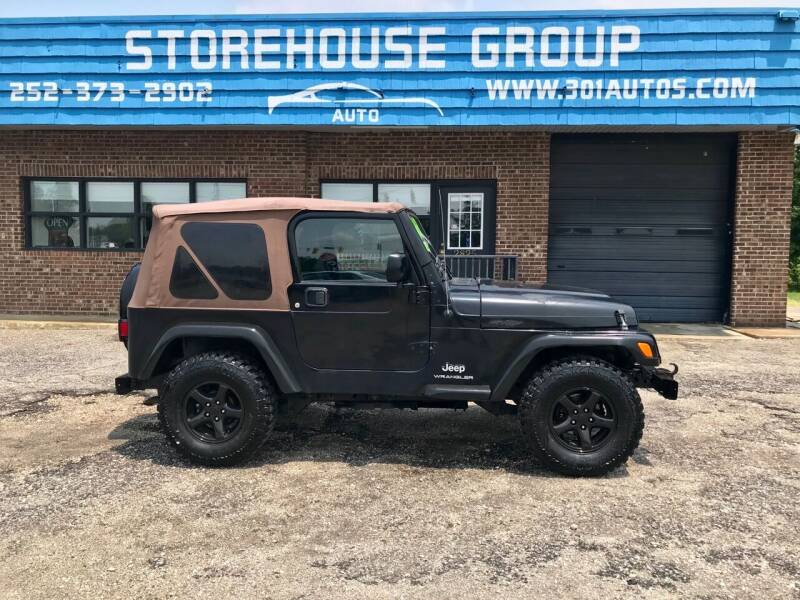 2004 Jeep Wrangler for sale at Storehouse Group in Wilson NC