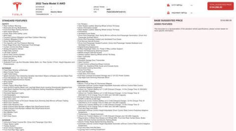 2022 Tesla Model X