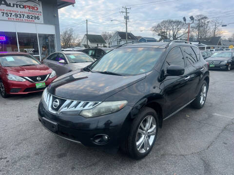 2010 Nissan Murano for sale at AutoPro Virginia LLC in Virginia Beach VA