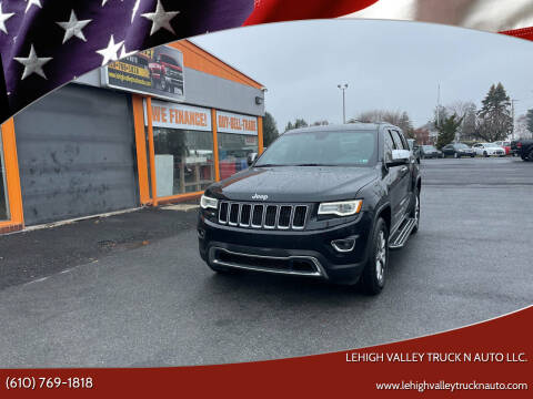 2016 Jeep Grand Cherokee for sale at Lehigh Valley Truck n Auto LLC. in Schnecksville PA