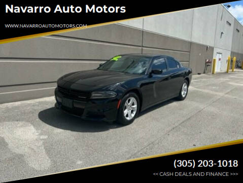 2019 Dodge Charger for sale at Navarro Auto Motors in Hialeah FL