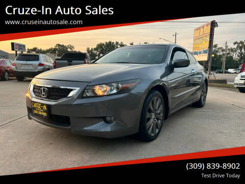 2009 Honda Accord for sale at Cruze-In Auto Sales in East Peoria IL