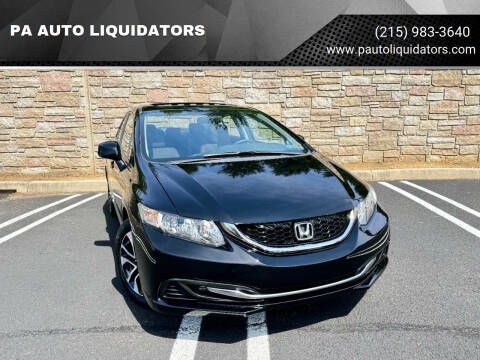 2013 Honda Civic for sale at PA AUTO LIQUIDATORS in Huntingdon Valley PA