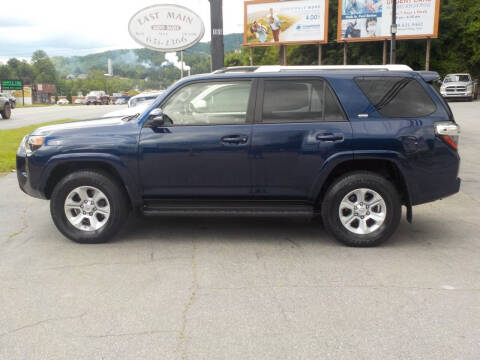 2018 Toyota 4Runner for sale at EAST MAIN AUTO SALES in Sylva NC