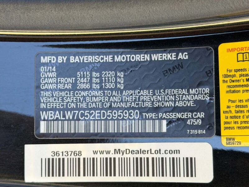 2014 BMW 6 Series 640i