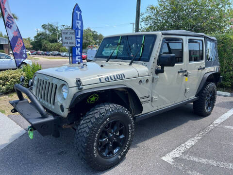 2017 Jeep Wrangler Unlimited for sale at Bay City Autosales in Tampa FL