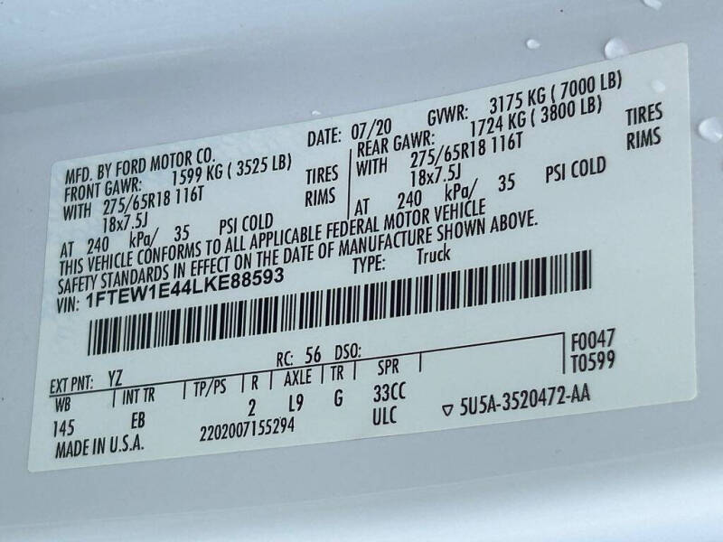 2020 Ford F-150 Lariat