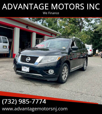 2015 Nissan Pathfinder for sale at ADVANTAGE MOTORS INC in Edison NJ