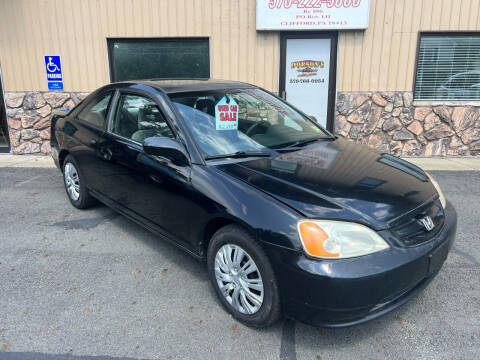 2001 Honda Civic for sale at DORSON'S AUTO SALES in Clifford PA