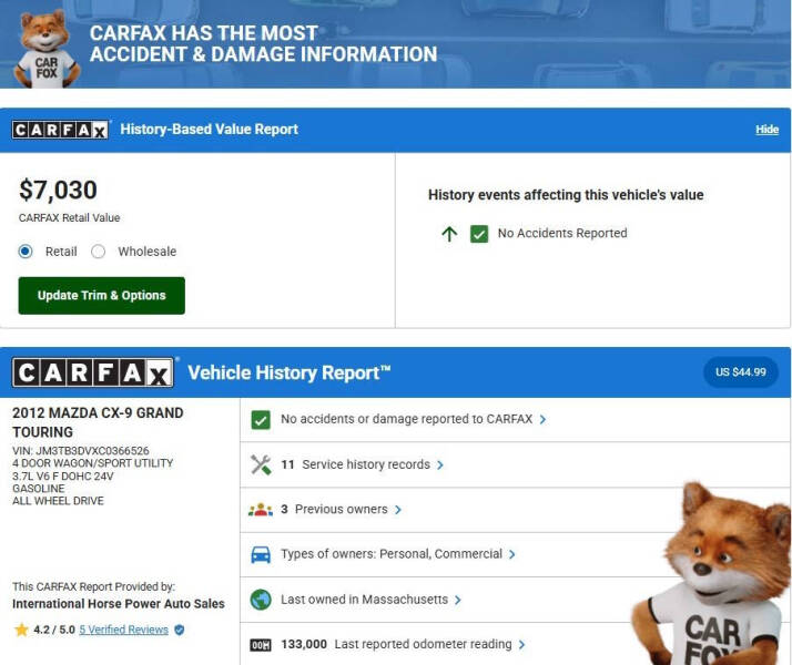 2012 Mazda CX-9 Grand Touring