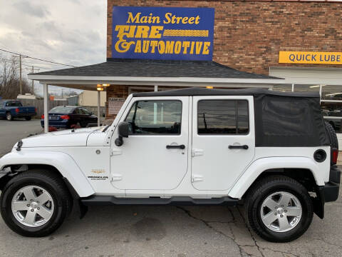 2012 Jeep Wrangler Unlimited for sale at Main Street Auto LLC in King NC