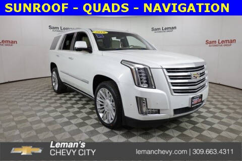 2018 Cadillac Escalade for sale at Leman's Chevy City in Bloomington IL