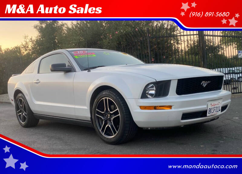 2009 Ford Mustang for sale at M&A Auto Sales in Sacramento CA