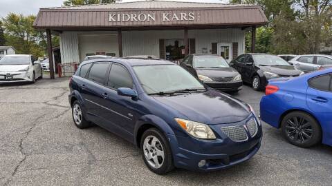 2005 Pontiac Vibe for sale at Kidron Kars INC in Orrville OH
