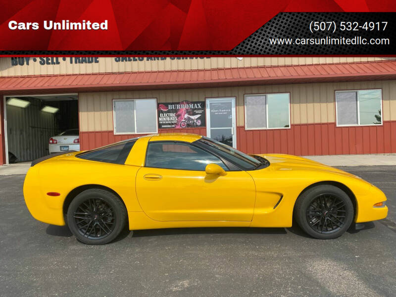 2003 Chevrolet Corvette for sale at Cars Unlimited in Marshall MN