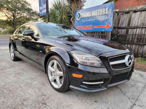 2012 Mercedes-Benz CLS for sale at SIGMA MOTORS USA in Orlando FL
