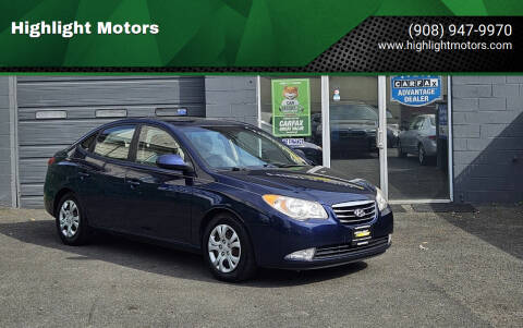 2010 Hyundai Elantra for sale at Highlight Motors in Linden NJ