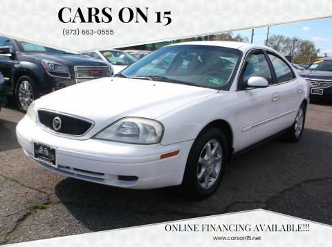 2002 Mercury Sable for sale at Cars On 15 in Lake Hopatcong NJ