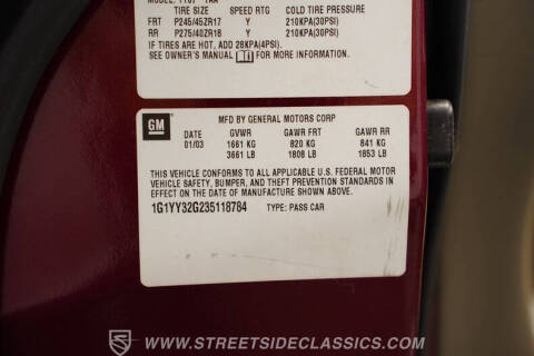 2003 Chevrolet Corvette
