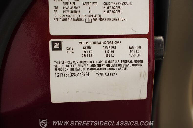 2003 Chevrolet Corvette