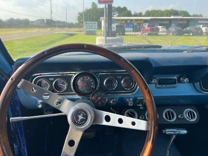 Blue 1966 Ford Mustang 2