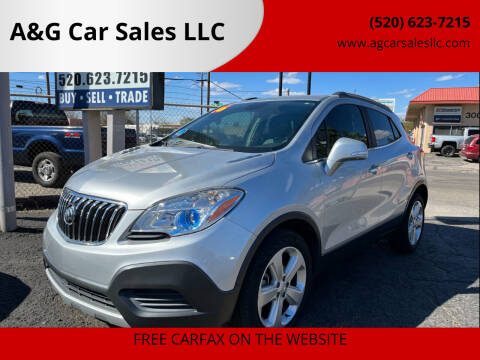2016 Buick Encore for sale at A&G Car Sales  LLC in Tucson AZ