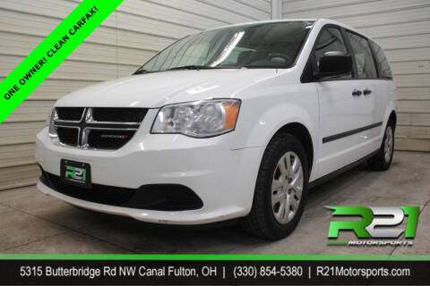 2016 Dodge Grand Caravan for sale at Route 21 Auto Sales in Canal Fulton OH