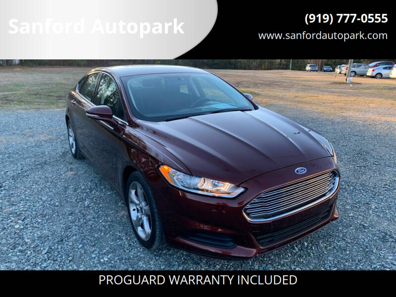 2015 Ford Fusion for sale at Sanford Autopark in Sanford NC