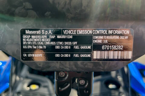 2022 Maserati MC20