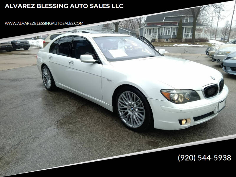 2007 BMW 7 Series for sale at ALVAREZ BLESSING AUTO SALES LLC in Green Bay WI