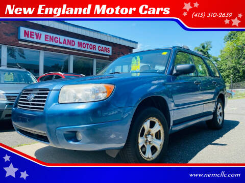 2007 Subaru Forester for sale at New England Motor Cars in Springfield MA