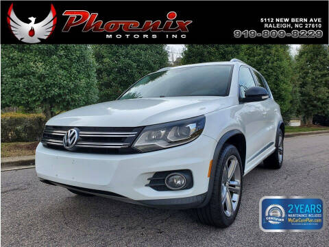 2017 Volkswagen Tiguan for sale at Phoenix Motors Inc in Raleigh NC