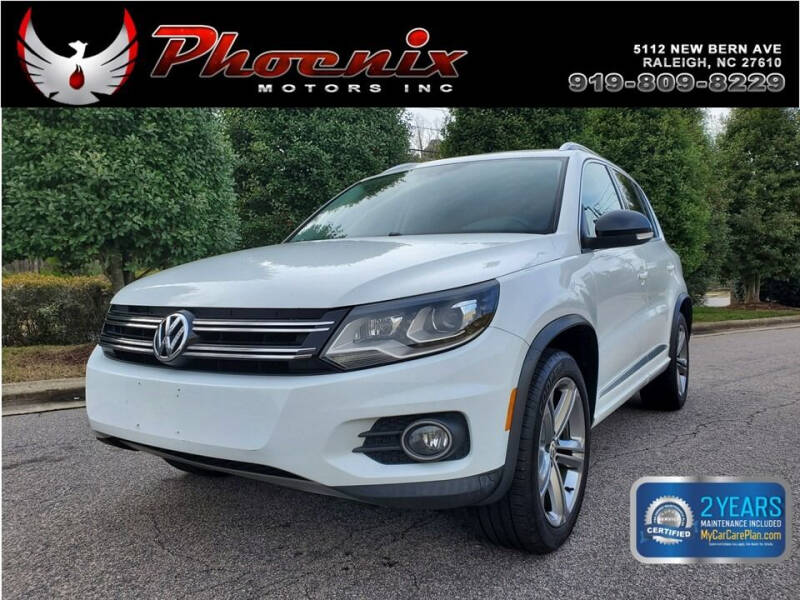 2017 Volkswagen Tiguan for sale at Phoenix Motors Inc in Raleigh NC