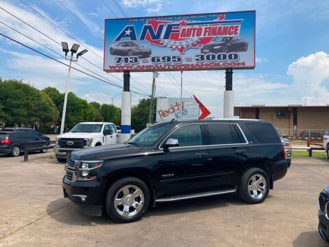 2016 Chevrolet Tahoe for sale at ANF AUTO FINANCE in Houston TX