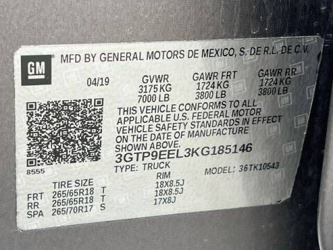 2019 GMC Sierra 1500