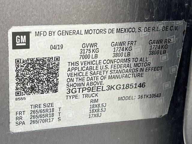 2019 GMC Sierra 1500
