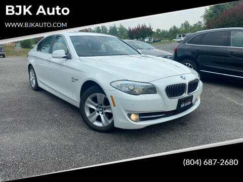 2012 BMW 5 Series for sale at BJK Auto in Mineral VA