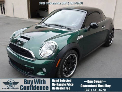 2012 MINI Cooper Coupe for sale at ASAL AUTOSPORTS in Corona CA