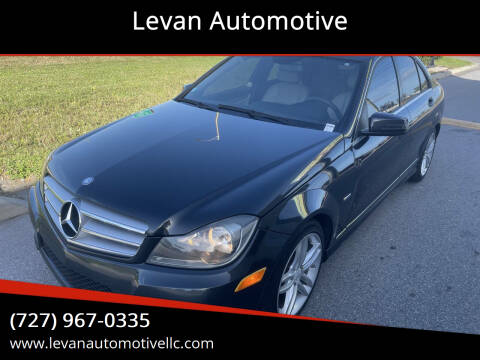 2012 Mercedes-Benz C-Class for sale at Levan Automotive in Largo FL