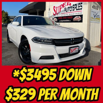 2015 Dodge Charger for sale at Super Auto Sales Modesto in Modesto CA