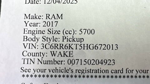 2017 RAM 1500 Express