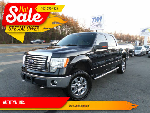 2010 Ford F-150 for sale at AUTOTYM INC. in Fredericksburg VA