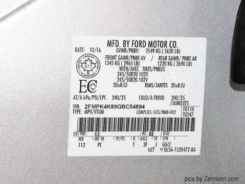 2016 Ford Edge Titanium