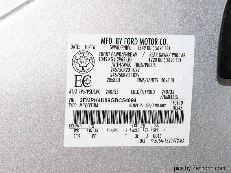 2016 Ford Edge Titanium